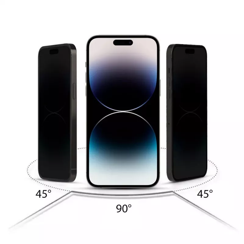 HOFI Anti Spy Glass Pro+ privacy schermbeschermer voor Apple iPhone 12 / 12 Pro