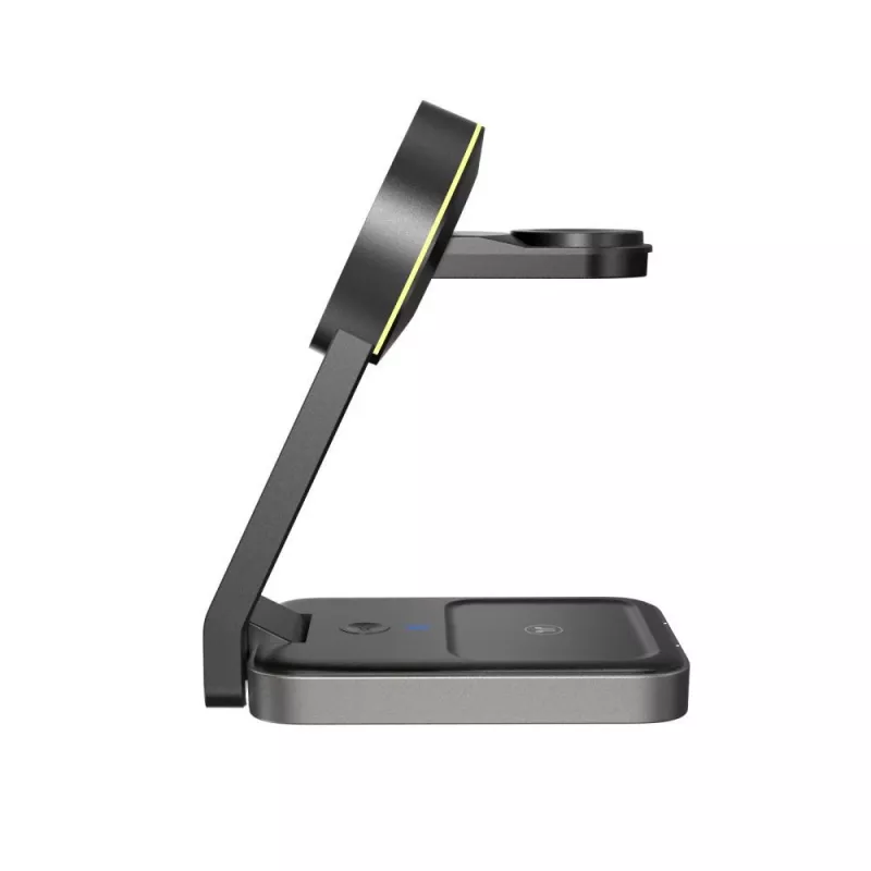 TECH-PROTECT QI15W-A28 3IN1 magnetische MagSafe draadloze oplader zwart