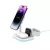 TECH-PROTECT QI15W-A27 3IN1 magnetische MagSafe draadloze oplader wit