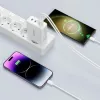 Tech-Protect NC100W-GAN 4-PORT witte GaN wandlader 100W USB-C USB-A
