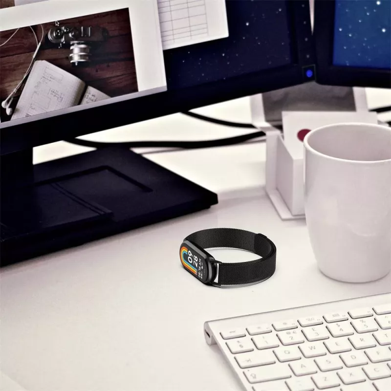 TECH-PROTECT Milanese band voor Xiaomi Smart Band 8 / 9 / NFC - zilver