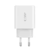 Tech-Protect NC30W 3-poorts USB-C oplader zwart 30W