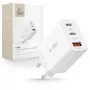 Tech-Protect NC30W 3-poorts USB-C & USB-A wandlader 30W wit