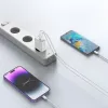 Tech-Protect NC30W 3-poorts USB-C & USB-A wandlader 30W wit