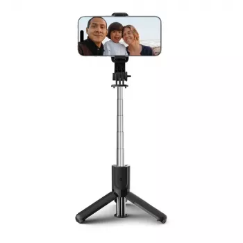 Tech-Protect L02S selfiestick statief met Bluetooth-afstandsbediening, zwart