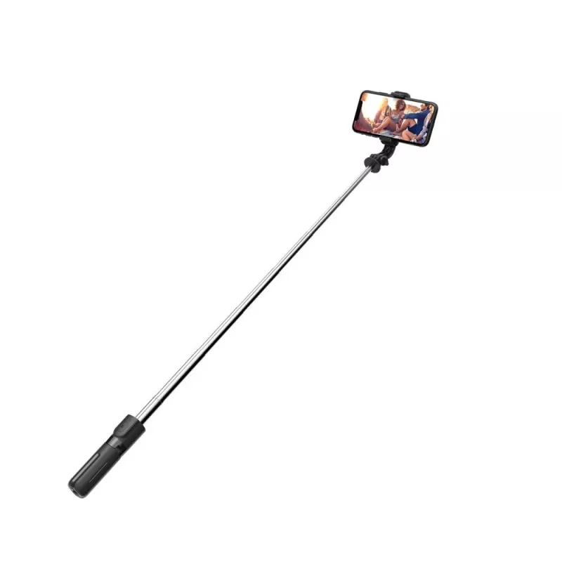 Tech-Protect L02S selfiestick statief met Bluetooth-afstandsbediening, zwart