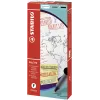 STABILO Palette Retractable fineliner blauw 0,4 mm fijn ambidexter