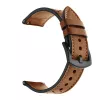 TECH-PROTECT leren band voor Samsung Galaxy Watch 4 / 5 / 5 Pro (40 / 42 / 44 / 45 / 46 mm) bruin