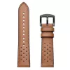 TECH-PROTECT leren band voor Samsung Galaxy Watch 4 / 5 / 5 Pro (40 / 42 / 44 / 45 / 46 mm) bruin