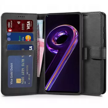 TECH-PROTECT wallet case voor Realme 9 Pro, zwart
