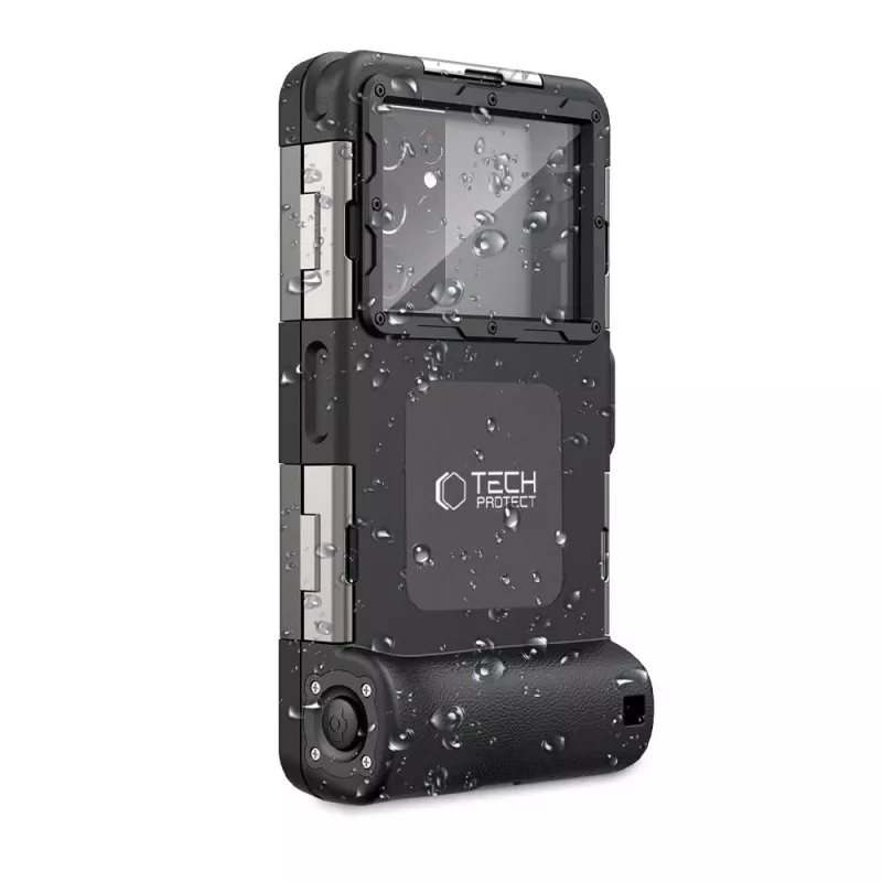TECH-PROTECT IPX8 universele waterdichte duikhoes zwart