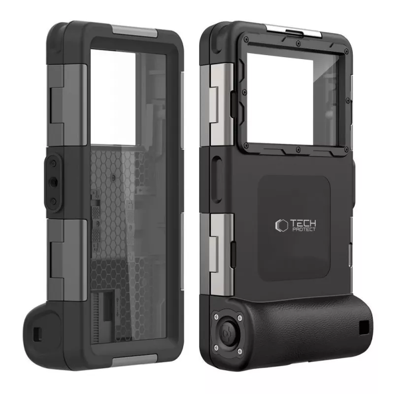 TECH-PROTECT IPX8 universele waterdichte duikhoes zwart