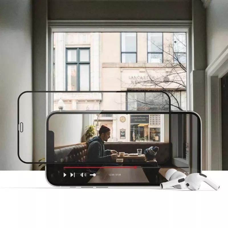 HOFI Glass Pro+ gehard glas schermbeschermer voor Apple iPhone 13 / 13 Pro / 14, zwart