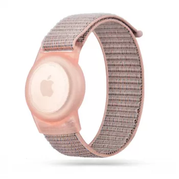 TECH-PROTECT Nylon For Kids Apple AirTag roze
