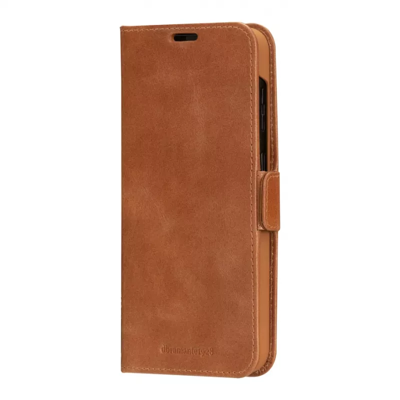 dbramante1928 Copenhagen Flip Case voor Samsung Galaxy A54 - volledig nerfleer - lichtbruin