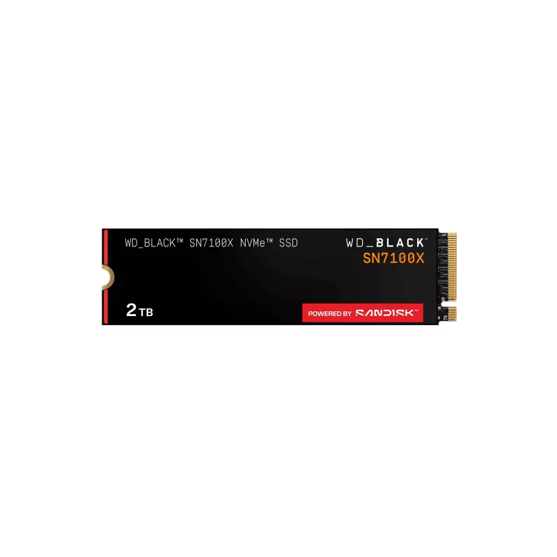 WD WD_BLACK SN7100X - SSD - 2 TB - intern - M.2 2280 - PCI Express 5.0 x4 (NVMe)