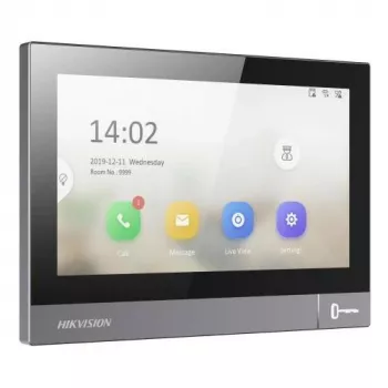 Hikvision DS-KH8381-TE1 IP video-intercom binnenmonitor 7 inch touchscreen