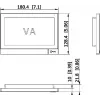 Hikvision DS-KH8381-TE1 IP video-intercom binnenmonitor 7 inch touchscreen
