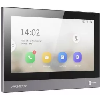 Hikvision DS-KH8381-TE1 IP video-intercom binnenmonitor 7 inch touchscreen