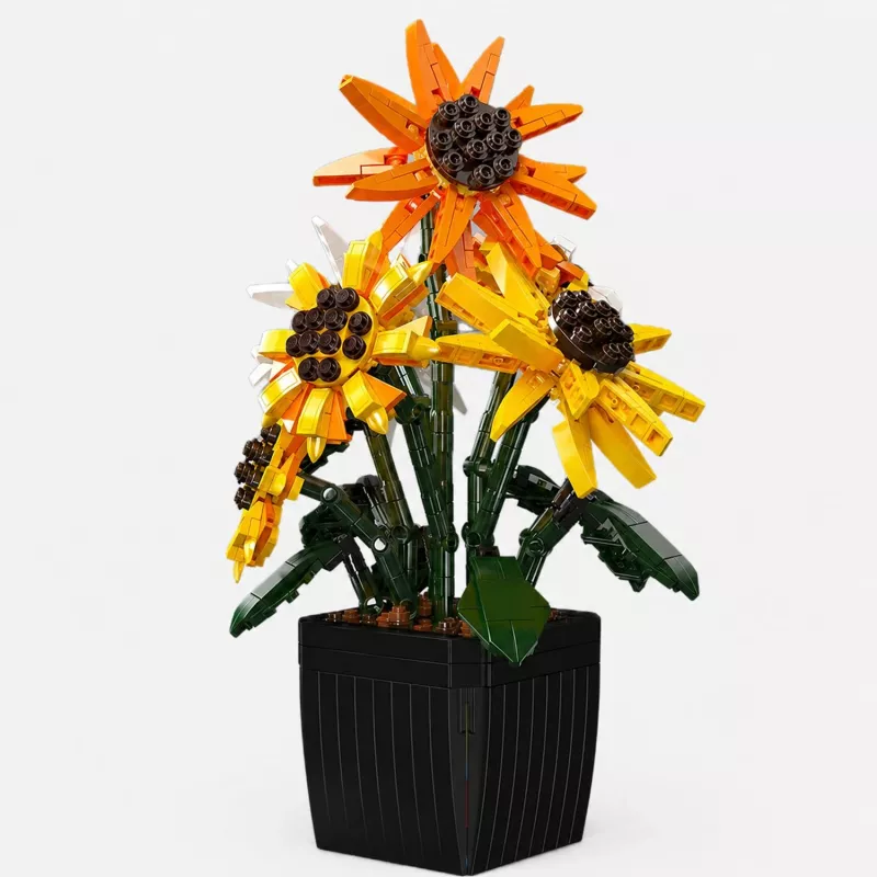 Mould King Sunflower Potted 24111 bouwstenenset (854 onderdelen)