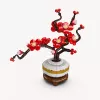 Mould King Plum Blossom Botanical 24120 bouwblokkenset (393 onderdelen)