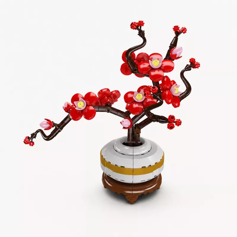 Mould King Plum Blossom Botanical 24120 bouwblokkenset (393 onderdelen)