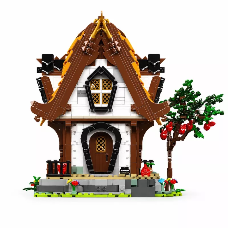 Mould King Medieval World Log Cabin 16054 bouwstenenset (2192 onderdelen)