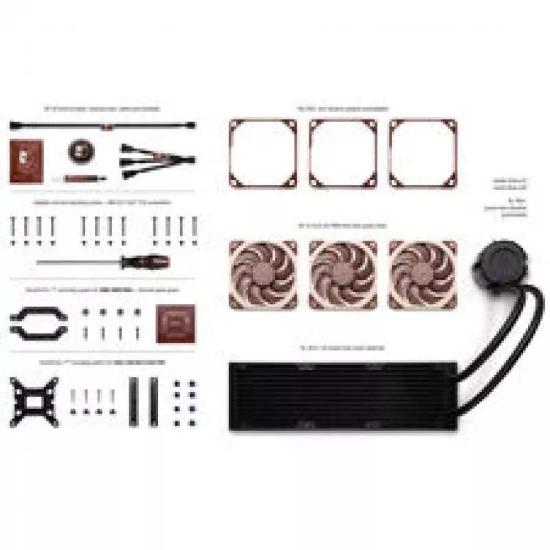 Noctua NL-LC1-36 AIO vloeistofkoeler 360mm, zwart/bruin