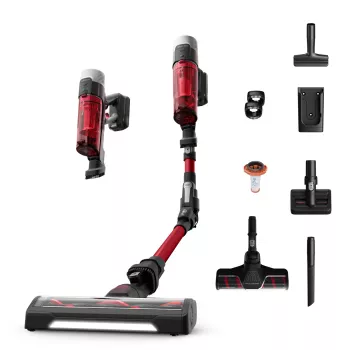 ROWENTA X-Force Flex 9.60 Complete RH2099 Accu-stofzuiger, zwart/rood