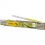 STABILA 600 2 m houten vouwduimstok metrisch wit/geel