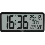 TFA 60.4525.01 zwart digitale radiowekker met binnenklimaat