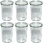 WECK stolpglas 850 ml set van 6 stuks
