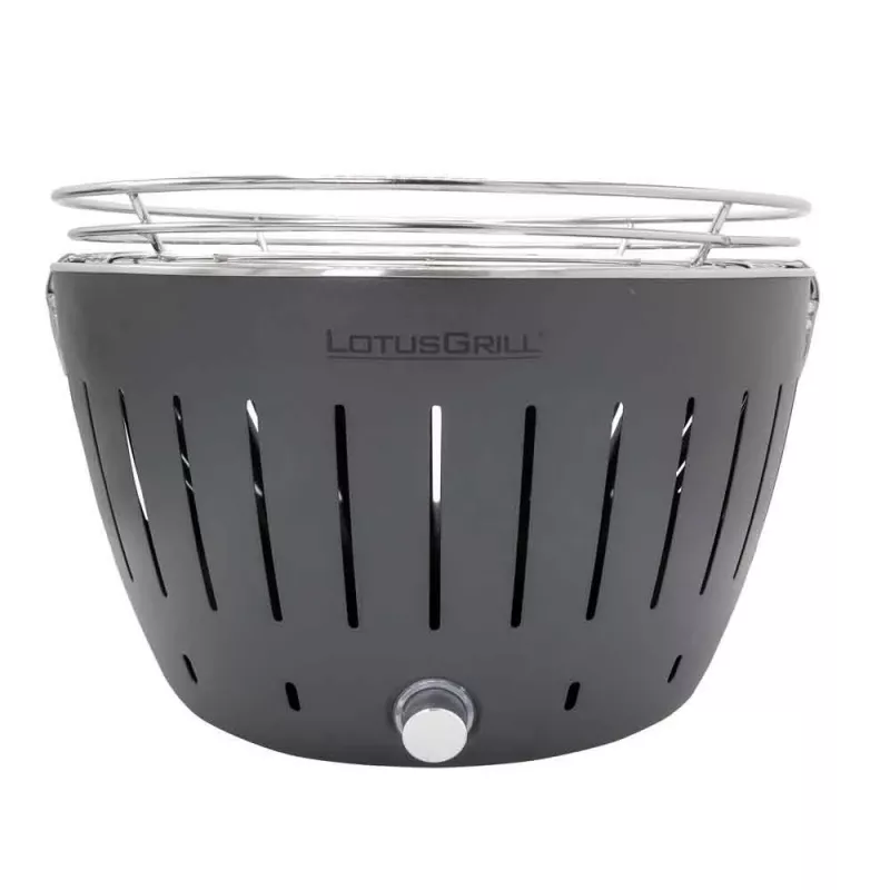 LotusGrill G340 tafelgrill houtskool 32 cm antraciet met USB