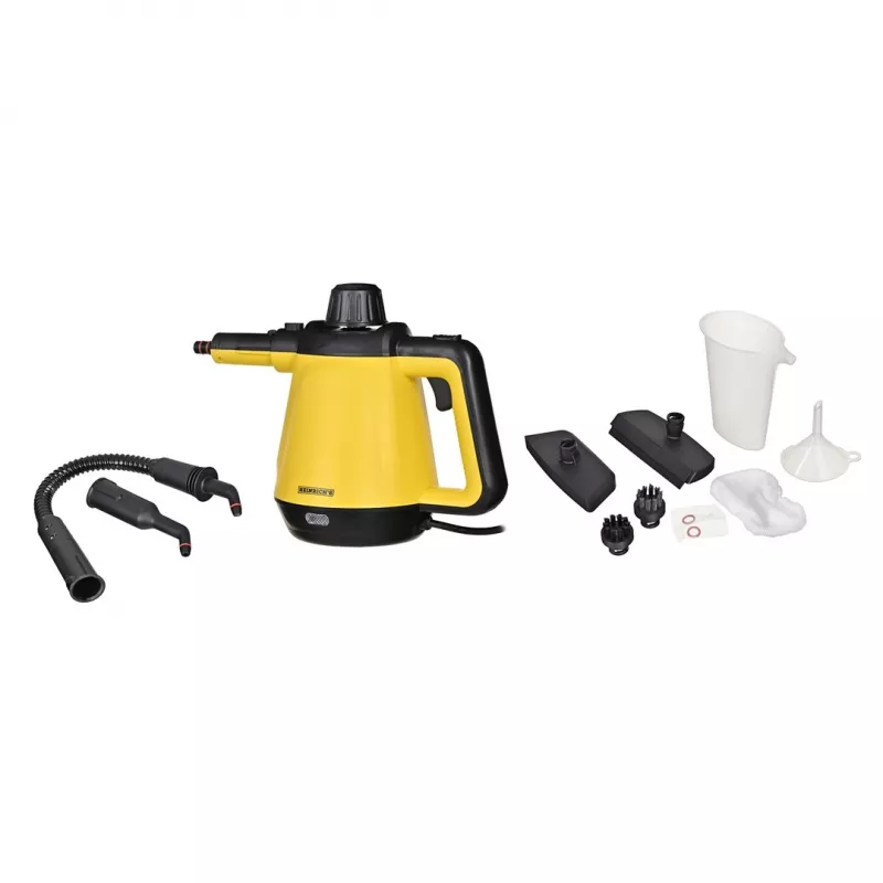 HEINRICH'S HDR 8734 stoomreiniger, 1000 W, 250 ml, geel