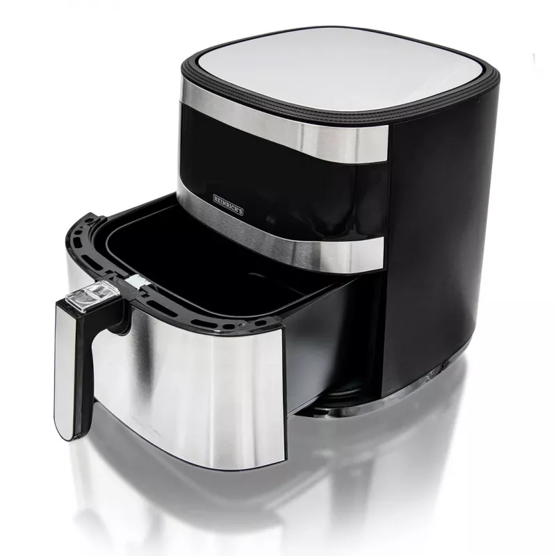 HEINRICH'S HFR 8205 heteluchtfriteuse 8,0 L 1800 W zwart en zilver