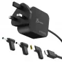 J5CREATE 67W GaN PD USB-C mini-oplader met 3 soorten DC-stekkers