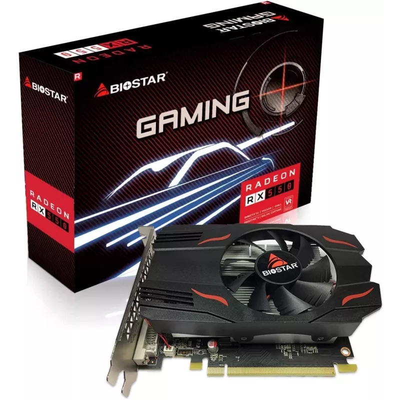 Biostar VA5515RF41 AMD Radeon RX 550 grafische kaart 4 GB GDDR5