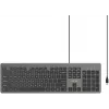 UNITEK SlimTap bedrade bureautoetsenbord, USB-A, grijs