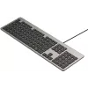 UNITEK SlimTap bedrade bureautoetsenbord, USB-A, grijs