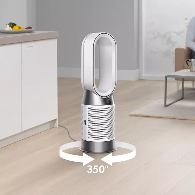 Dyson Purifier Hot+Cool HP1 luchtreiniger, verwarming en ventilator, 27 m², 61,4 dB, wit/goud