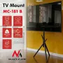 Maclean tv-vloerstandaard/-beugel, 27-55 inch, VESA 200x200, 60 kg, zwart, MC-181 B