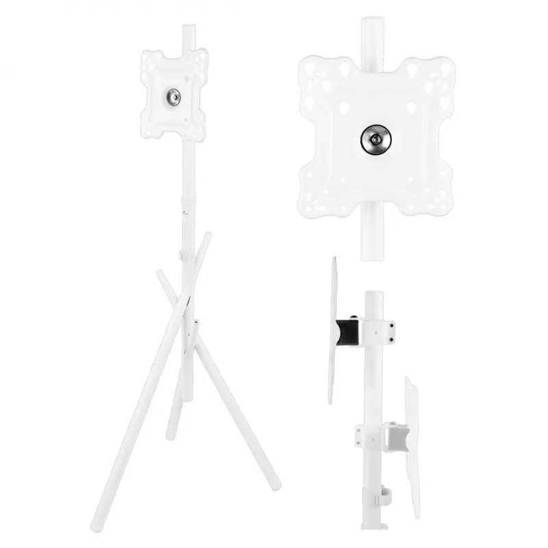 Maclean tv-voet/-beugel, 27-55 inch, max. VESA 200x200, max. 60 kg, wit, MC-181 W