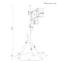 Maclean tv-voet/-beugel, 27-55 inch, max. VESA 200x200, max. 60 kg, wit, MC-181 W