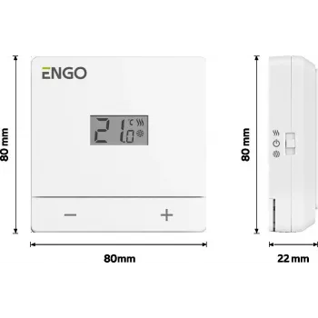 ENGO Controls EASY-BATW Temperatuurregelaar batterij