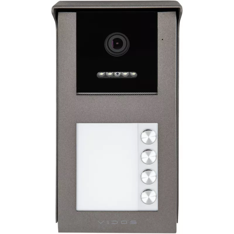VIDOS IPX S101-4 buitenpaneel 2MP 1080p IP65 vandalismebestendig