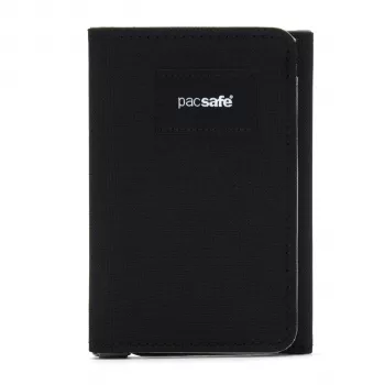 Pacsafe RFIDsafe trifold portemonnee zwart