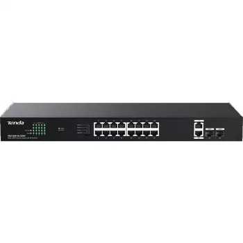 Tenda TEG1120P-16-250W unmanaged PoE+ switch 18-poorts Gigabit 2 SFP 250W