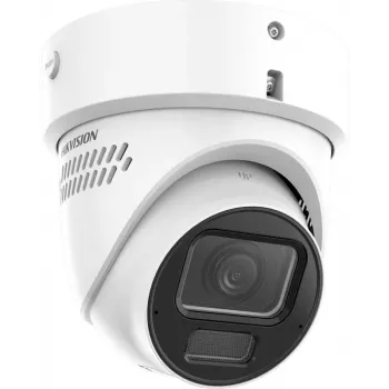 Hikvision DS-2CD2H123G2-LIZS2UY/SL(2.8-12mm)/O-STD 2MP AcuSense turret IP-camera met flitslicht en audiowaarschuwing