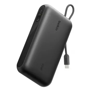Belkin BoostCharge powerbank met display 20000 mAh zwart met USB-C-kabel
