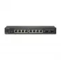SonicWall Switch SWS12-8 - managed Gigabit Ethernet-switch - 8 x 10/100/1000 + 2 x Gigabit SFP - desktop